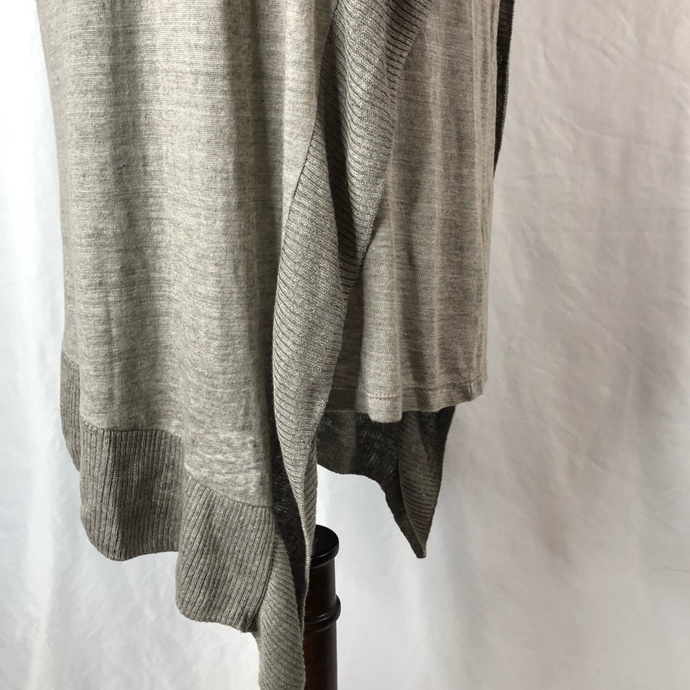 Poetry 100% linen dress with asymmetric overlay 4 - Picture 4 of 12
